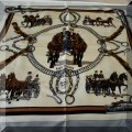 H09. Hermes silk scarf. 